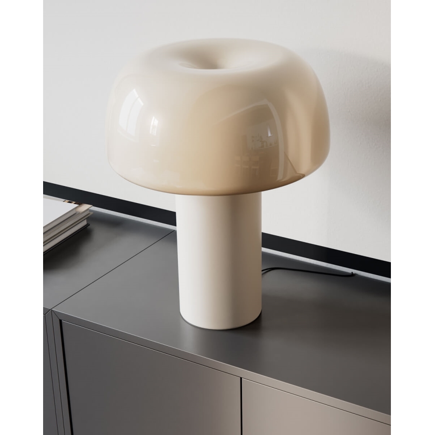 ByRydens - Pöytävalaisin LEAN ON ME 1xE27/8W/230V kermanvärinen