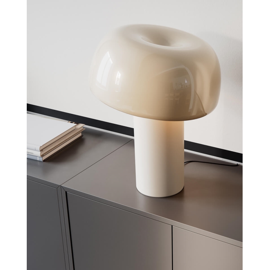 ByRydens - Pöytävalaisin LEAN ON ME 1xE27/8W/230V kermanvärinen