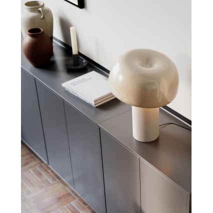 ByRydens - Pöytävalaisin LEAN ON ME 1xE27/8W/230V kermanvärinen