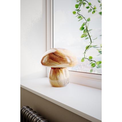 ByRydens - Pöytävalaisin MIRA MUSHROOM 1xE27/8W/230V ruskea