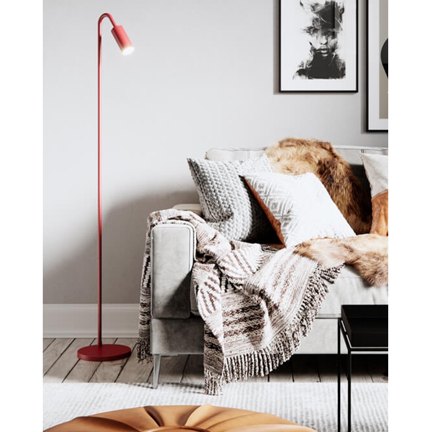 ByRydens - Lattiavalaisin CURVE 1xGU10/7W/230V, punainen
