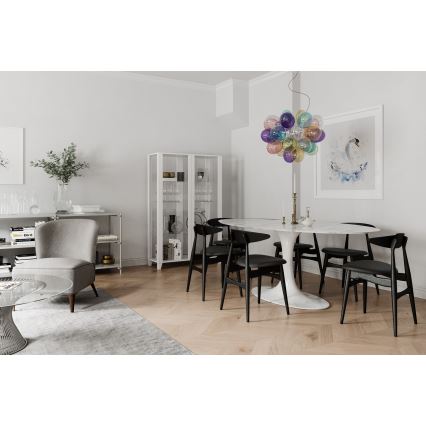 ByRydens - Kattokruunu johdossa GROSS 8xG9/4W/230V värikäs halkaisija 50 cm