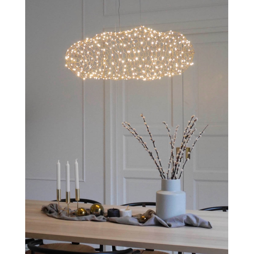 ByRydens - LED-kattokruunu johdossa HAYDEN LED/15W/230V kulta