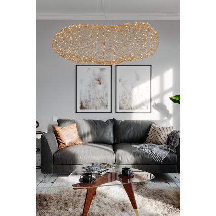 ByRydens - LED-kattokruunu johdossa HAYDEN LED/20W/230V kulta