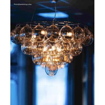 ByRydens - Vaijerikiinnitteinen riippuvalaisin GROSS GIANT 8xE27/8W/230V