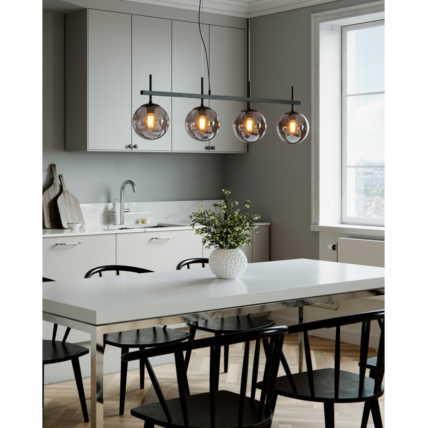 ByRydens - Ripustettava kattovalaisin BOYLE 4xE27/8W/230V