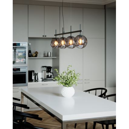 ByRydens - Ripustettava kattovalaisin BOYLE 4xE27/8W/230V