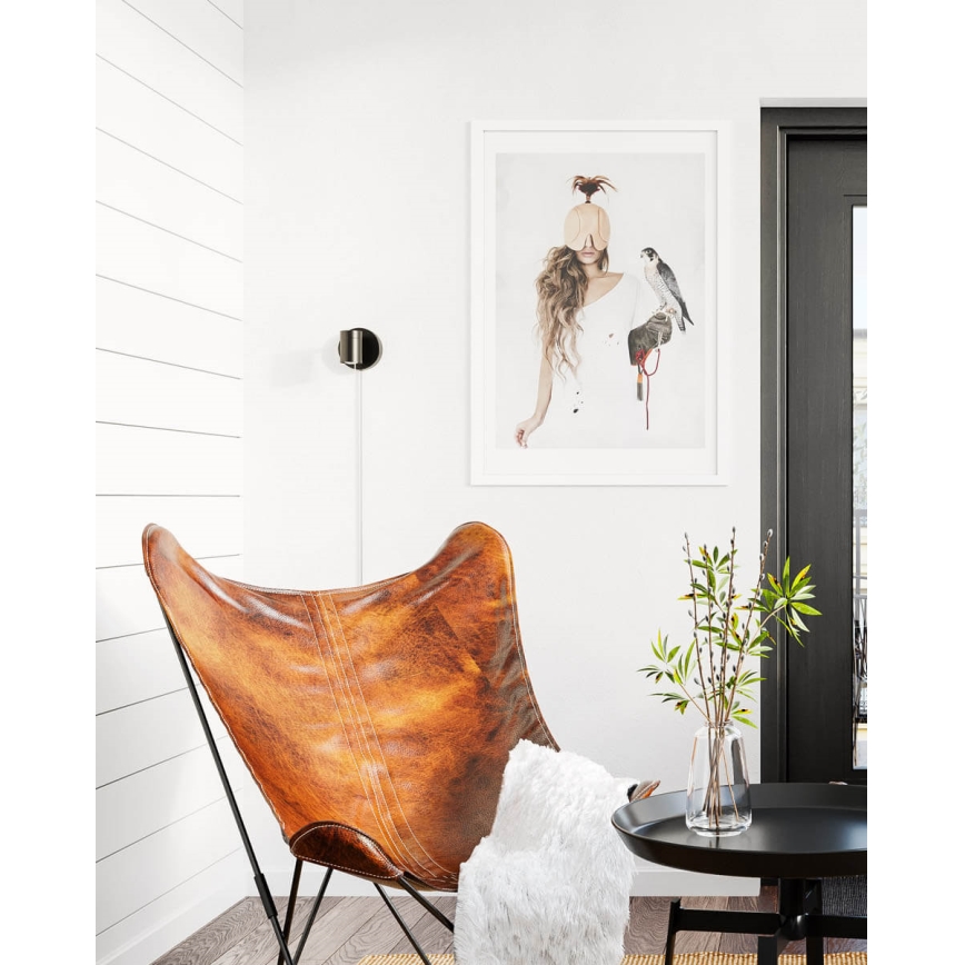 ByRydens - Himmennettävä seinävalaisin CORRECT 1xGU10/7W/230V musta