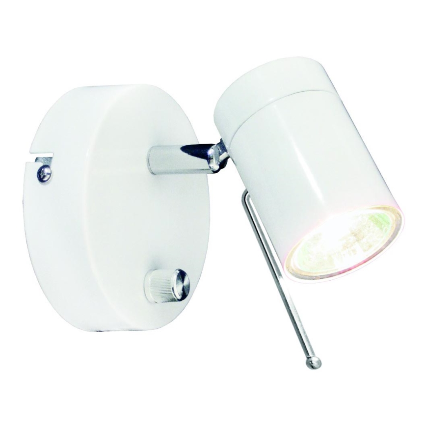 ByRydens - Himmennettävä seinävalaisin CORRECT 1xGU10/7W/230V valkoinen