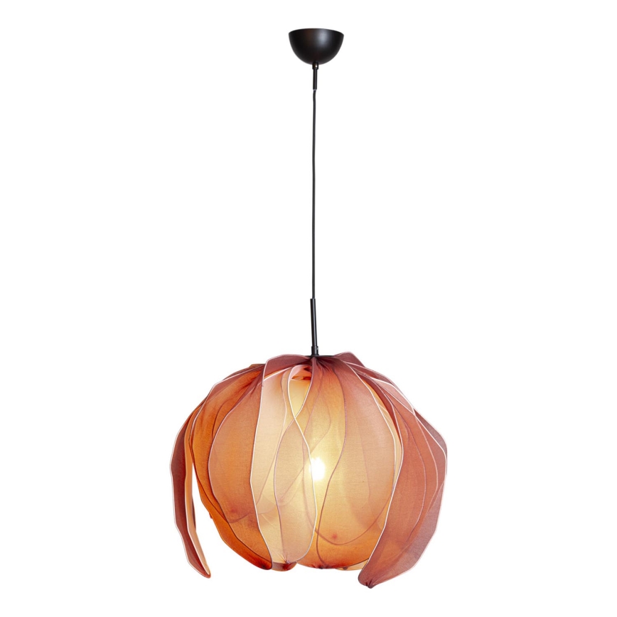 ByRydens - Kattokruunu johdossa LOU LOU 1xE27/5W/230V vaaleanpunainen halkaisija 80 cm