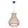 ByRydens - Kattokruunu johdossa SEAGRASS 1xE27/8W/230V beige halkaisija 49 cm