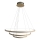 ByRydens - LED-kattokruunu johdossa TRIONE LED/45W/230V ruskea halkaisija 80 cm