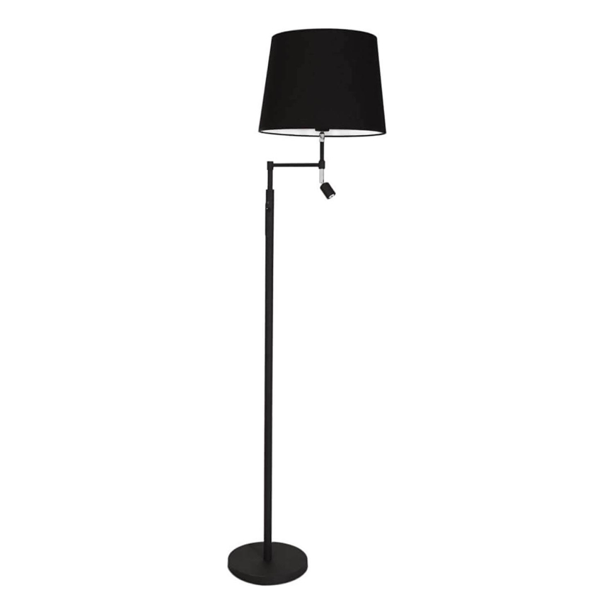 ByRydens - LED-lattiavalaisin ORLANDO 1x E27/5W/230V + integroitu LED/3W, musta, halkaisija 36 cm
