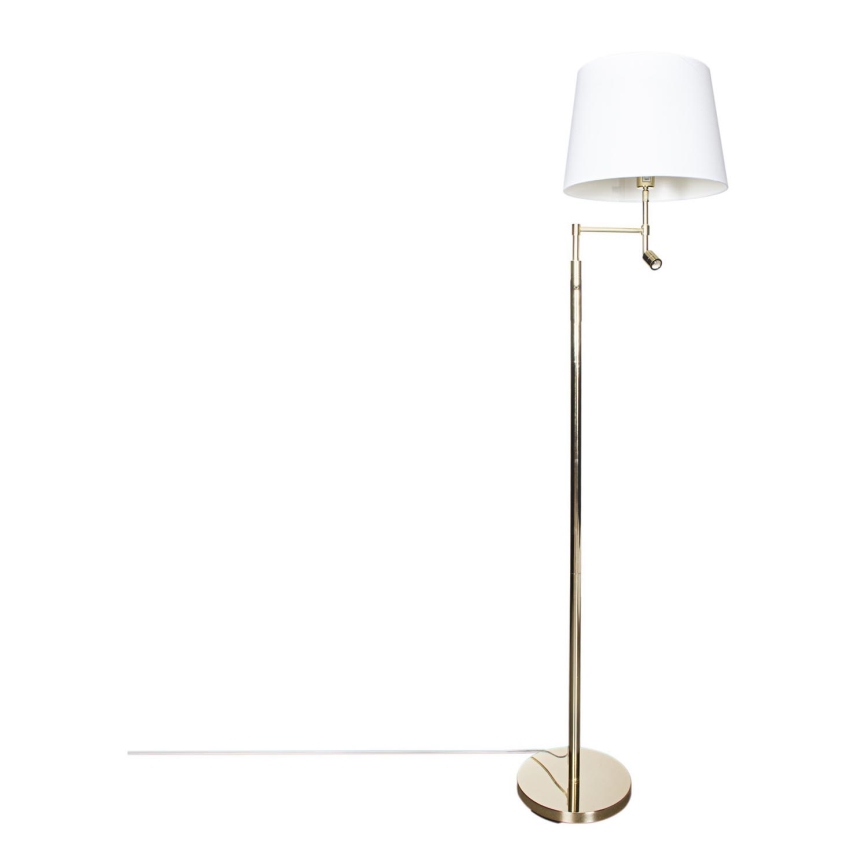 ByRydens - LED-lattiavalaisin ORLANDO 1xE27/5W/230V + LED/3W valkoinen/kulta halkaisija 36 cm