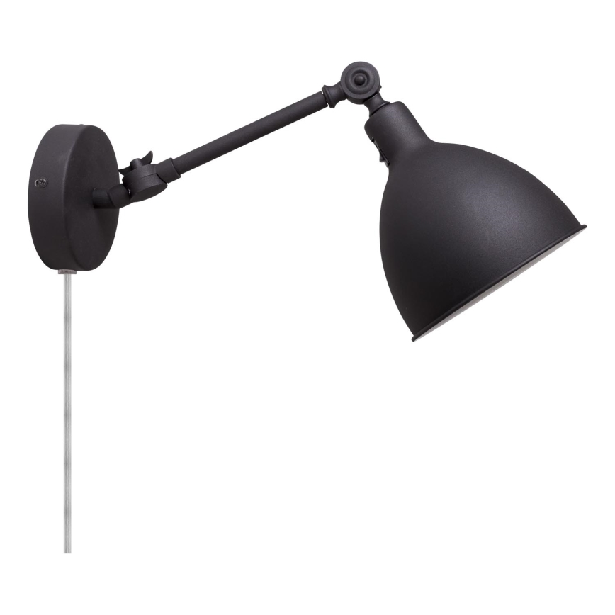 ByRydens - Seinävalaisin BASAARI MINI 1xE27/5W/230V musta