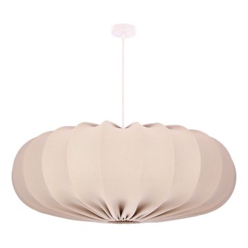 CAFEE-riippuvalaisin johdolla 1xE27/40W/230V, halkaisija 66 cm, beige