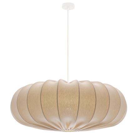 CAFEE-riippuvalaisin johdolla 1xE27/40W/230V, halkaisija 66 cm, beige