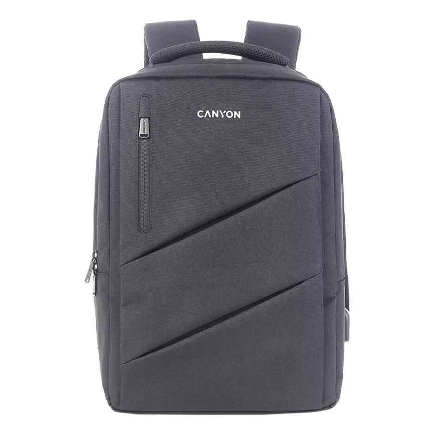 Canyon - Kannettavan tietokoneen reppu 15,6" harmaa