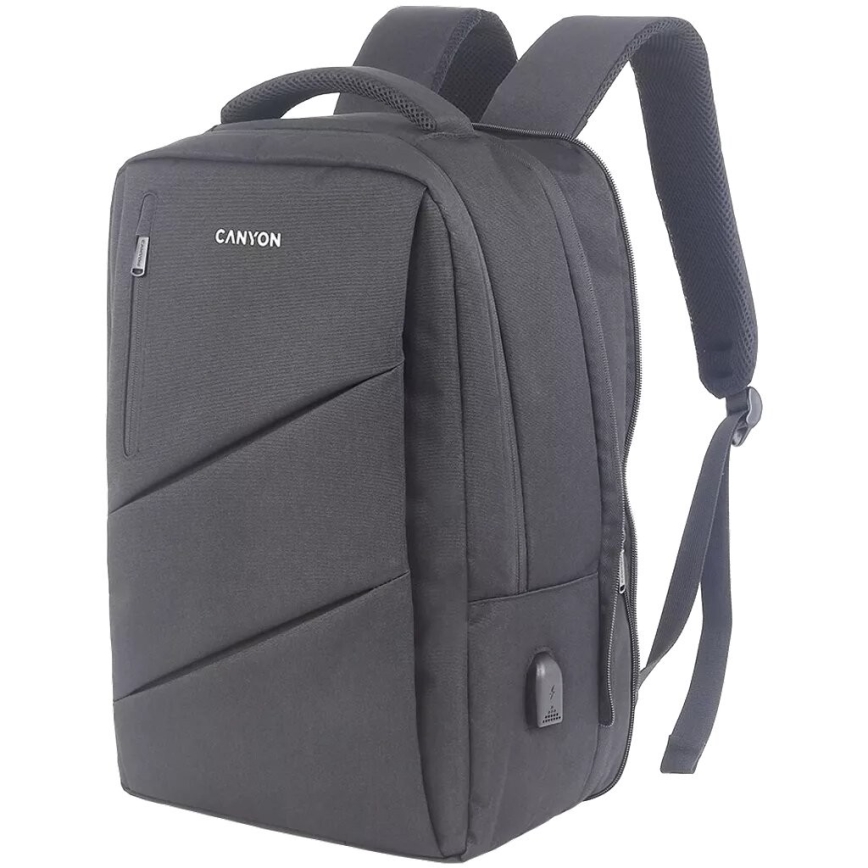 Canyon - Kannettavan tietokoneen reppu 15,6" harmaa