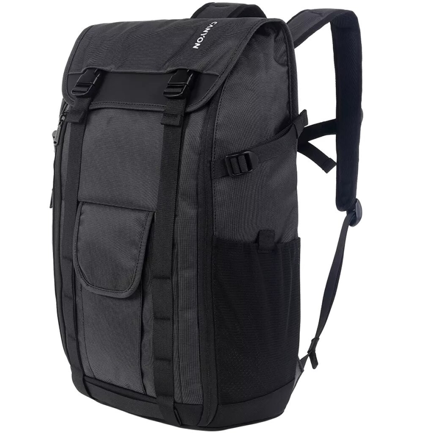 Canyon - Kannettavan tietokoneen reppu 15 l 15,6" musta