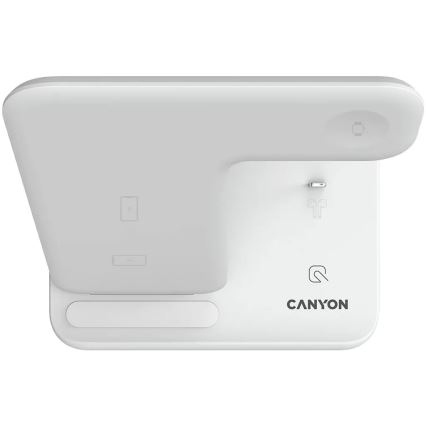 Canyon - Langaton laturi 3in1 valkoinen