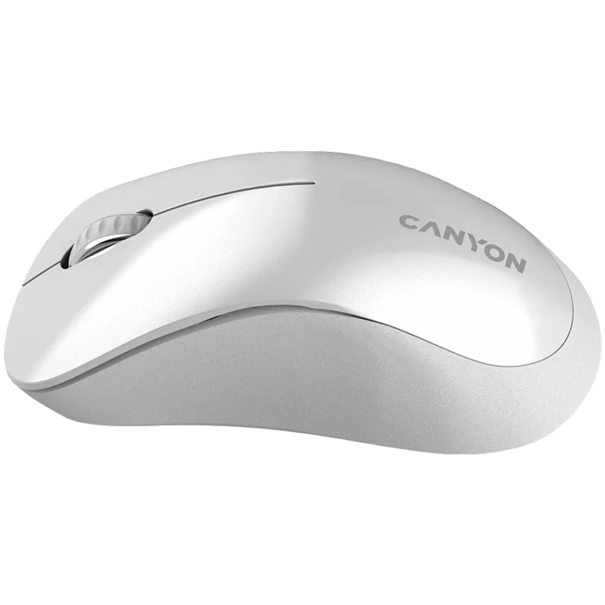 Canyon - Langaton optinen hiiri Pixart MW -anturilla 1200 DPI 2xAAA valkoinen