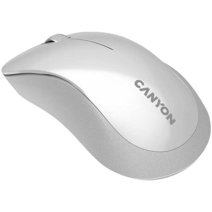 Canyon - Langaton optinen hiiri Pixart MW -anturilla 1200 DPI 2xAAA valkoinen