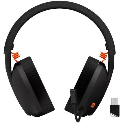 Canyon - Langattomat kuulokkeet mikrofonilla 400 mAh musta