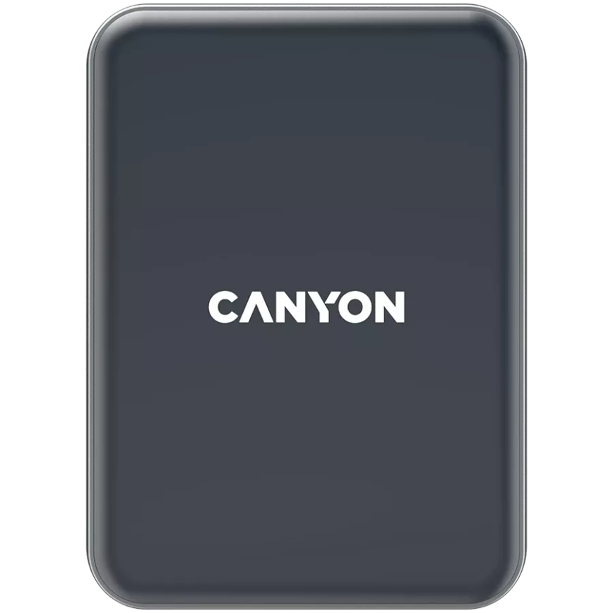 Canyon - Magneettinen auton puhelimen pidike langattomalla lataustoiminnolla Qi 5V kulmikas musta