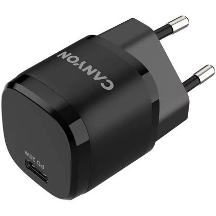 Canyon - Pikalatausadapteri Power Delivery 20W musta
