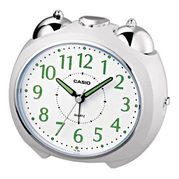 Casio - Herätyskello 1xLR14 valkoinen/kiiltävä kromi