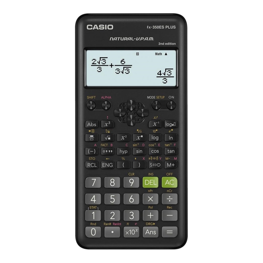 Casio - Koululaskin 1xLR44 musta