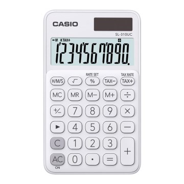 Casio - Taskulaskin 1xLR54 hopea