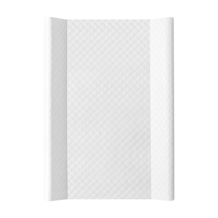CebaBaby - Hoitomatto kiinteällä laudalla molemminpuolinen COMFORT 50x70 cm valkoinen