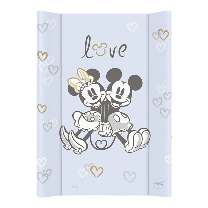 CebaBaby - Hoitomatto kiinteällä laudalla molemminpuolinen DISNEY 50x70 cm sininen