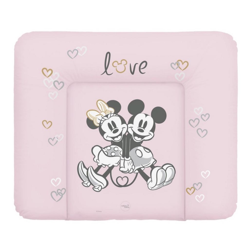 CebaBaby - Hoitomatto kolmion muotoinen DISNEY 70x50 cm pinkki