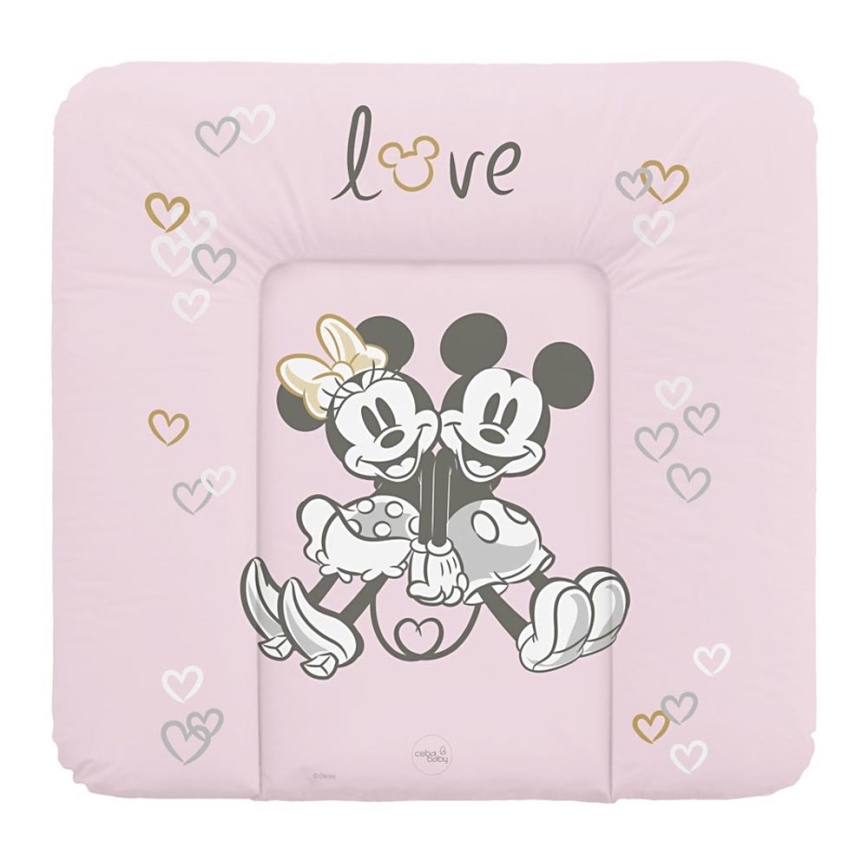 CebaBaby - Hoitomatto kolmion muotoinen DISNEY 75x72 cm pinkki