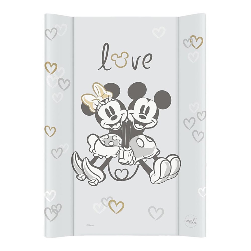 CebaBaby - Vaihtomatto kiinteällä laudalla molemmin puolin DISNEY 50x70 cm harmaa