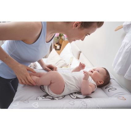 CebaBaby - Vaihtomatto kolmion muotoinen DISNEY Disney 50x70 cm harmaa