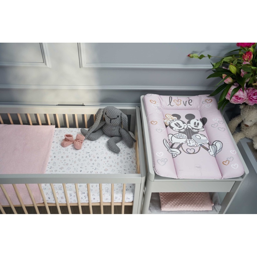 CebaBaby - Vaihtomatto kolmion muotoinen DISNEY Disney 50x70 cm pinkki