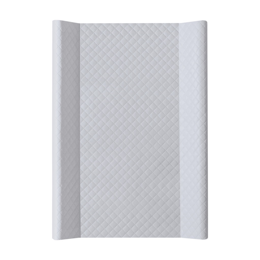 CebaBaby - Vaipanvaihtomatto kiinteällä laudalla molemminpuolinen COMFORT 50x70 cm harmaa