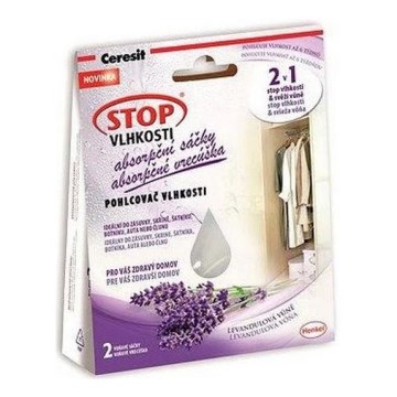 Ceresit - Kosteudenpoistopussit 2x 50 g laventelin tuoksu