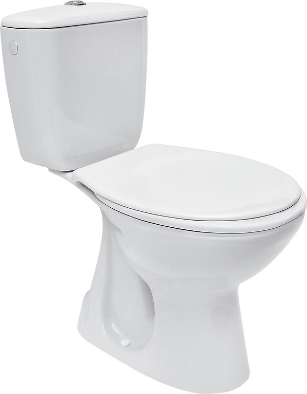 Cersanit K08-029 - Seisova wc-istuin PRESIDENT-istuimella, keramiikka/valkoinen