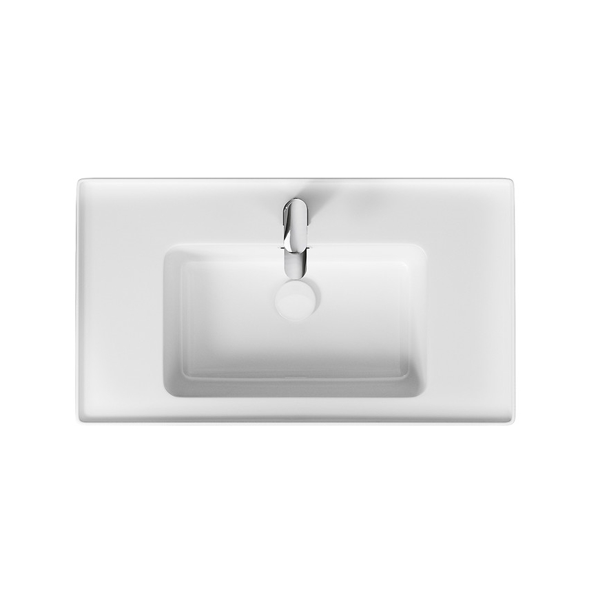 Cersanit K114-017 - Upotettava pesuallas CREA 44,5x80,5 cm keramiikka/kiiltävä valkoinen