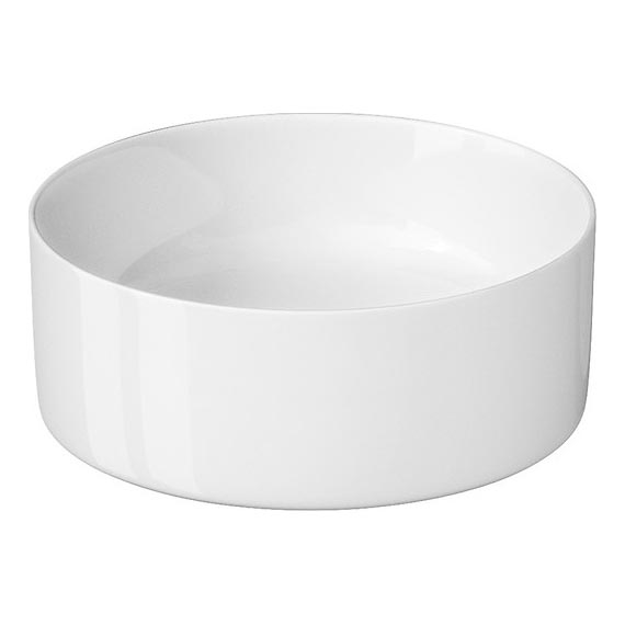 Cersanit K114-020 - Pöytätasolle asennettava pesuallas CREA Ø 38 cm keramiikka/kiiltävä valkoinen