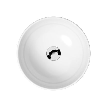Cersanit K116-047-ECO - MODUO-pöytätason pesuallas, Ø 35 cm, keramiikka/kiiltävä valkoinen