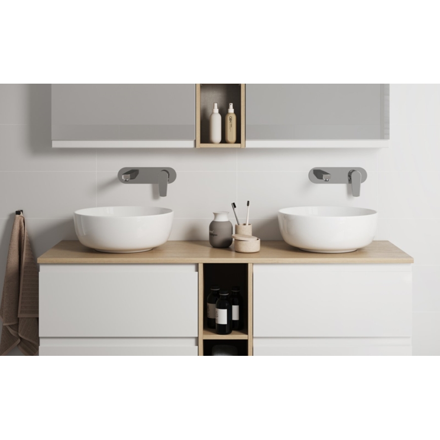 Cersanit K116-048-ECO - MODUO-tasoallas Ø 40 cm, keraamiikka, kiiltävä valkoinen
