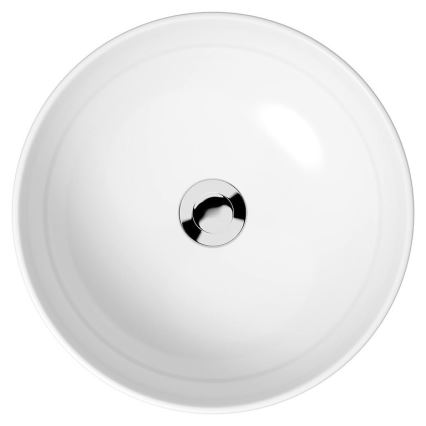 Cersanit K116-048 - MODUO tasoon asennettava pesuallas halkaisija 40 cm keramiikka/kiiltävä valkoinen