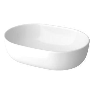 Cersanit K116-049 - MODUO 35,5x50 cm tasoon asennettava pesuallas, keramiikka/kiiltävä valkoinen