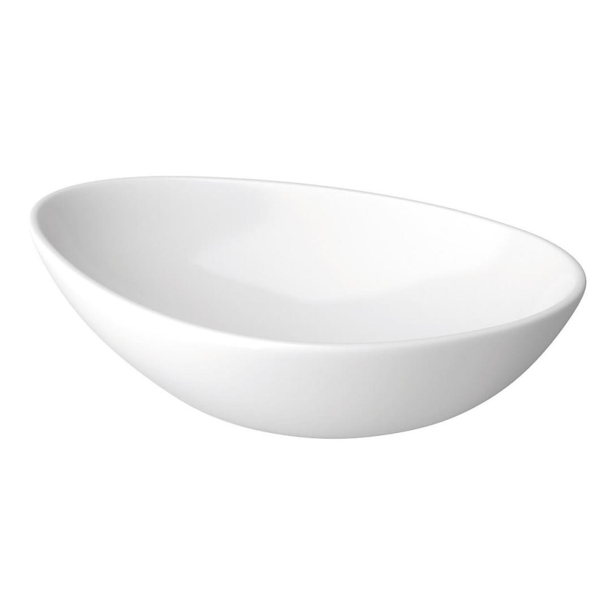 Cersanit K116-052 - MODUO 36,5x56,5 cm tasoon asennettava pesuallas, keramiikka/kiiltävä valkoinen